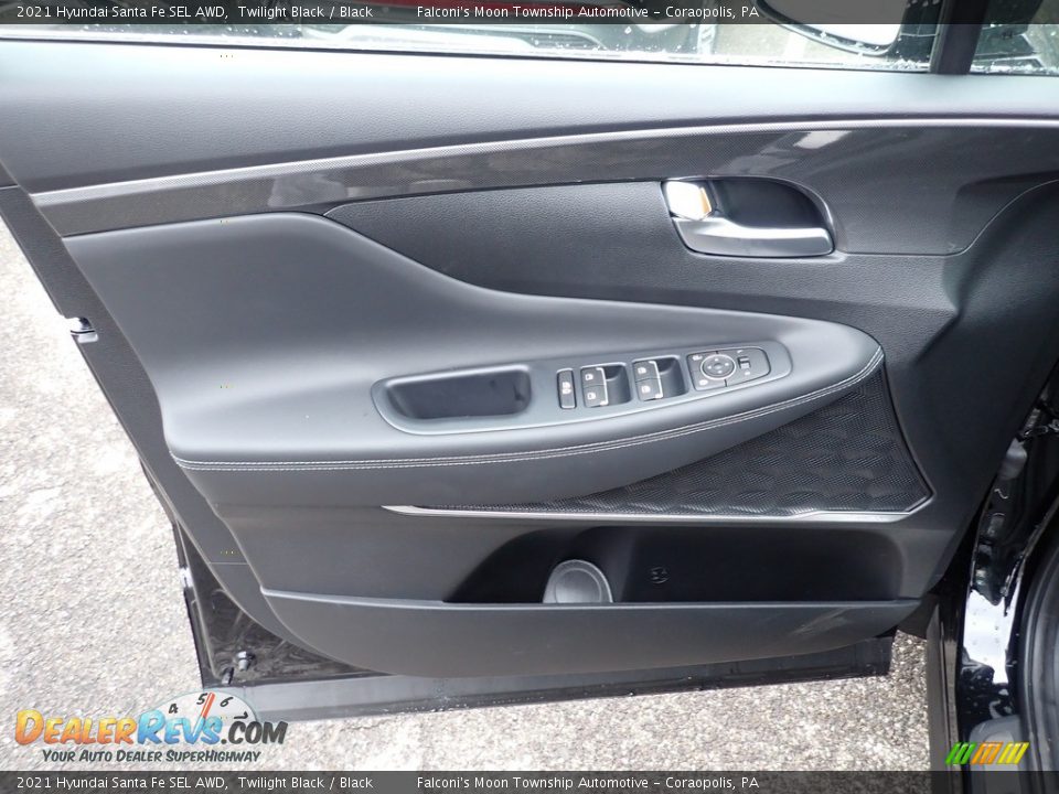 2021 Hyundai Santa Fe SEL AWD Twilight Black / Black Photo #12