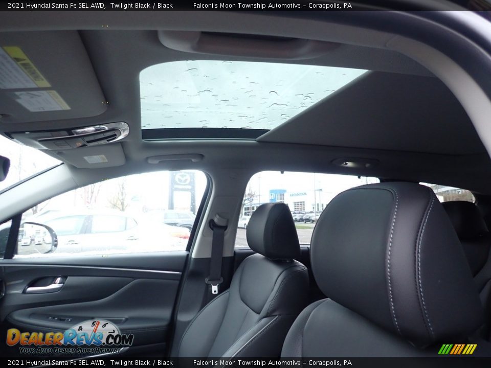 2021 Hyundai Santa Fe SEL AWD Twilight Black / Black Photo #13