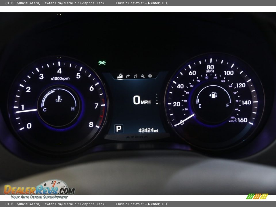 2016 Hyundai Azera  Gauges Photo #8