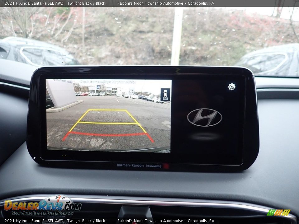 2021 Hyundai Santa Fe SEL AWD Twilight Black / Black Photo #16
