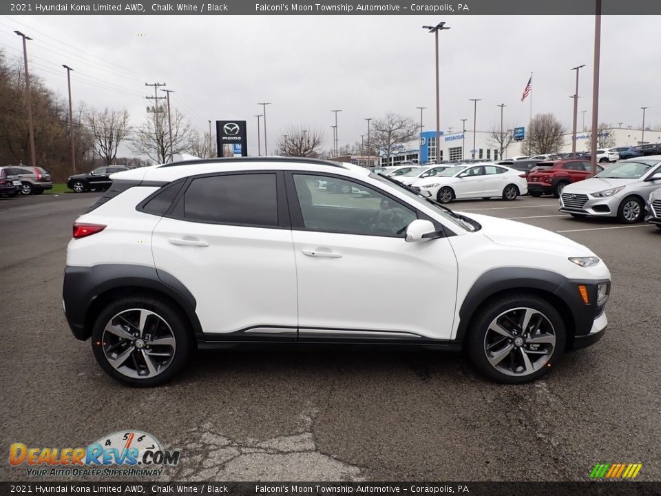 2021 Hyundai Kona Limited AWD Chalk White / Black Photo #1