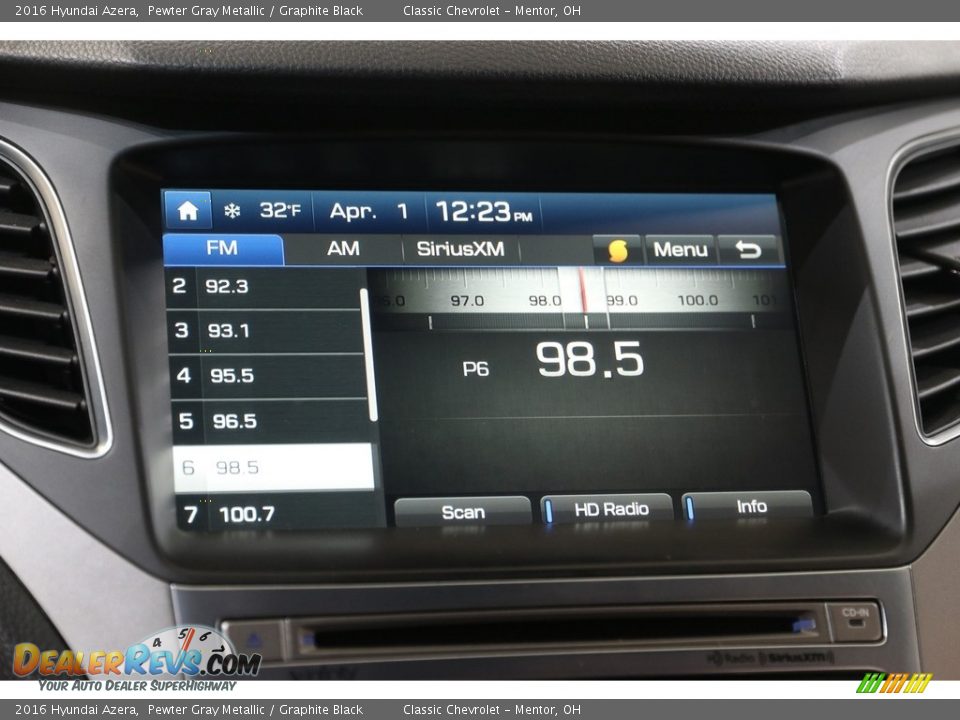 Audio System of 2016 Hyundai Azera  Photo #11