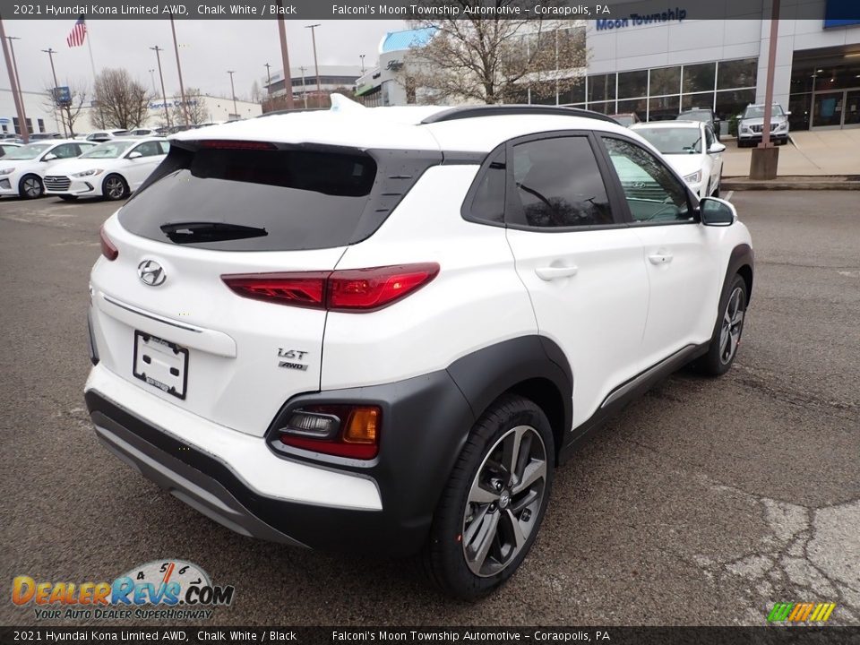 2021 Hyundai Kona Limited AWD Chalk White / Black Photo #2