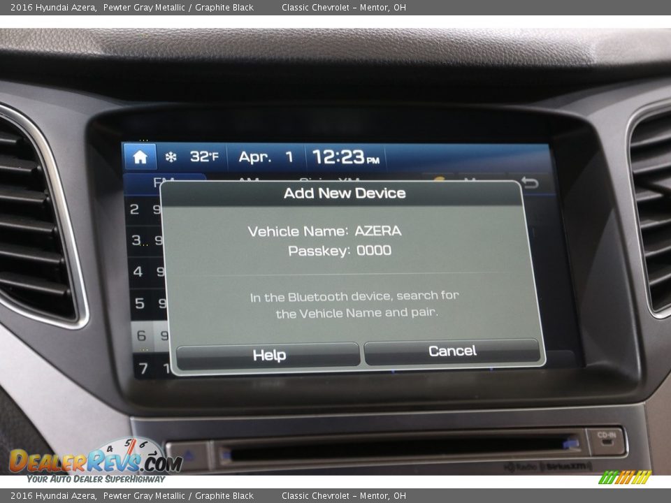 Controls of 2016 Hyundai Azera  Photo #12