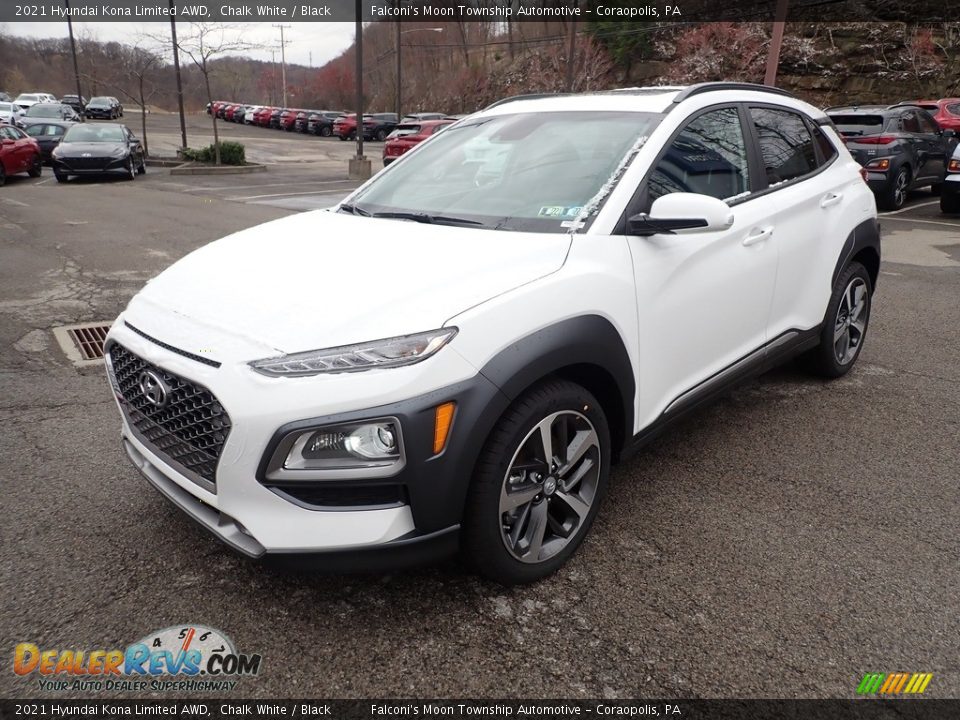 2021 Hyundai Kona Limited AWD Chalk White / Black Photo #5