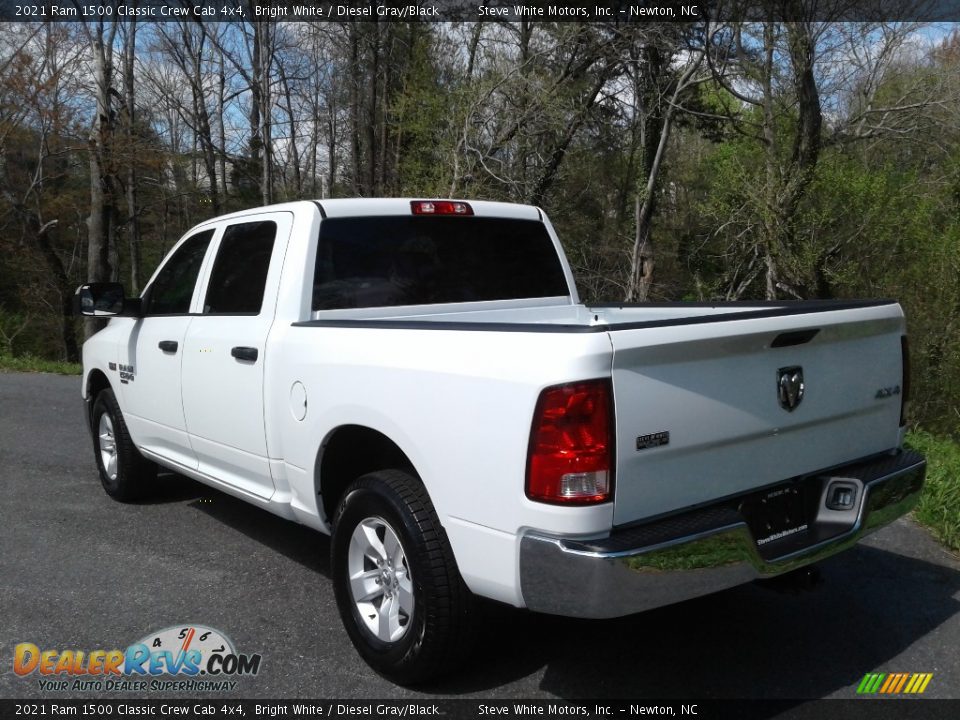 2021 Ram 1500 Classic Crew Cab 4x4 Bright White / Diesel Gray/Black Photo #9