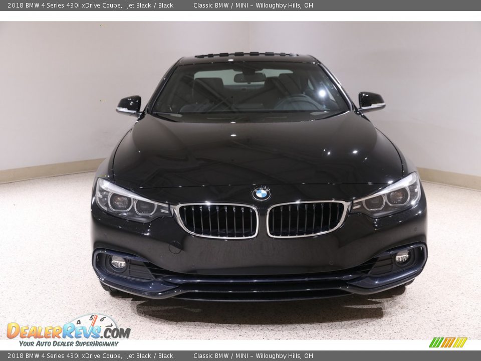 2018 BMW 4 Series 430i xDrive Coupe Jet Black / Black Photo #2