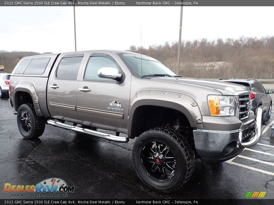 2013 GMC Sierra 1500 SLE Crew Cab 4x4 Mocha Steel Metallic / Ebony Photo #4