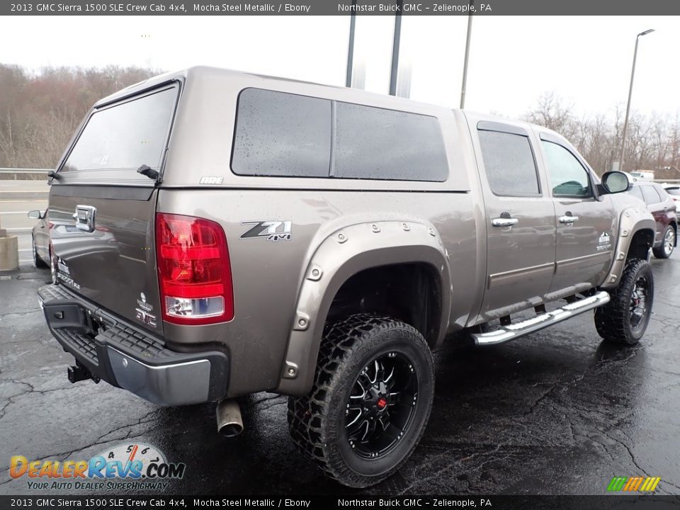 2013 GMC Sierra 1500 SLE Crew Cab 4x4 Mocha Steel Metallic / Ebony Photo #9