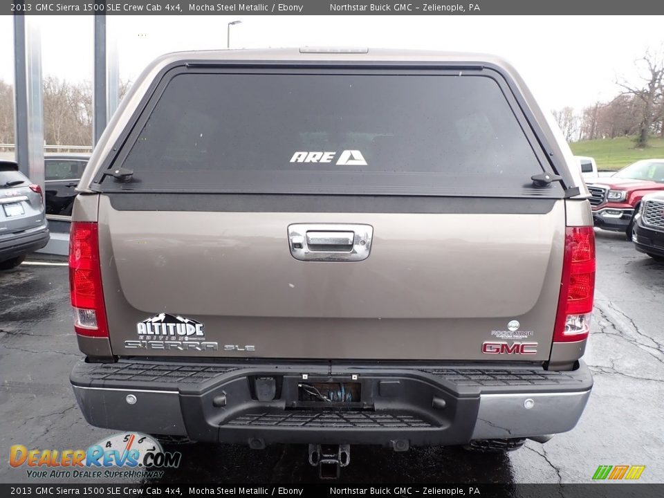 2013 GMC Sierra 1500 SLE Crew Cab 4x4 Mocha Steel Metallic / Ebony Photo #10