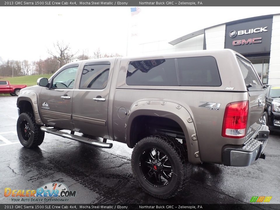 2013 GMC Sierra 1500 SLE Crew Cab 4x4 Mocha Steel Metallic / Ebony Photo #11