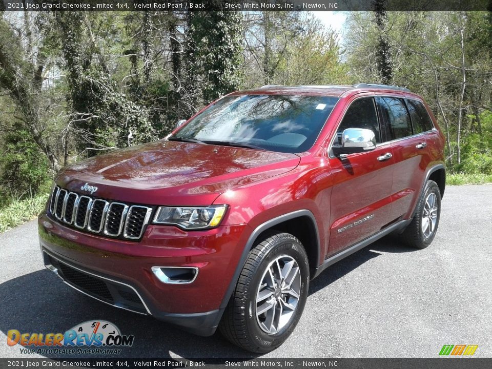 2021 Jeep Grand Cherokee Limited 4x4 Velvet Red Pearl / Black Photo #2