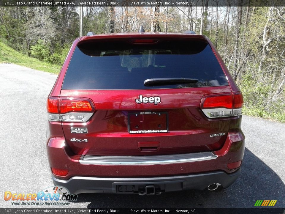 2021 Jeep Grand Cherokee Limited 4x4 Velvet Red Pearl / Black Photo #7