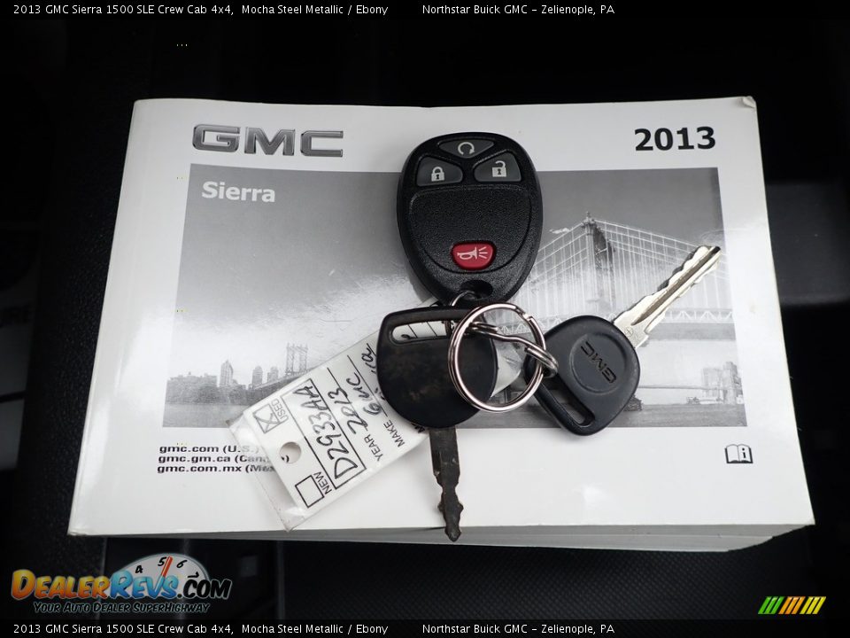 2013 GMC Sierra 1500 SLE Crew Cab 4x4 Mocha Steel Metallic / Ebony Photo #29