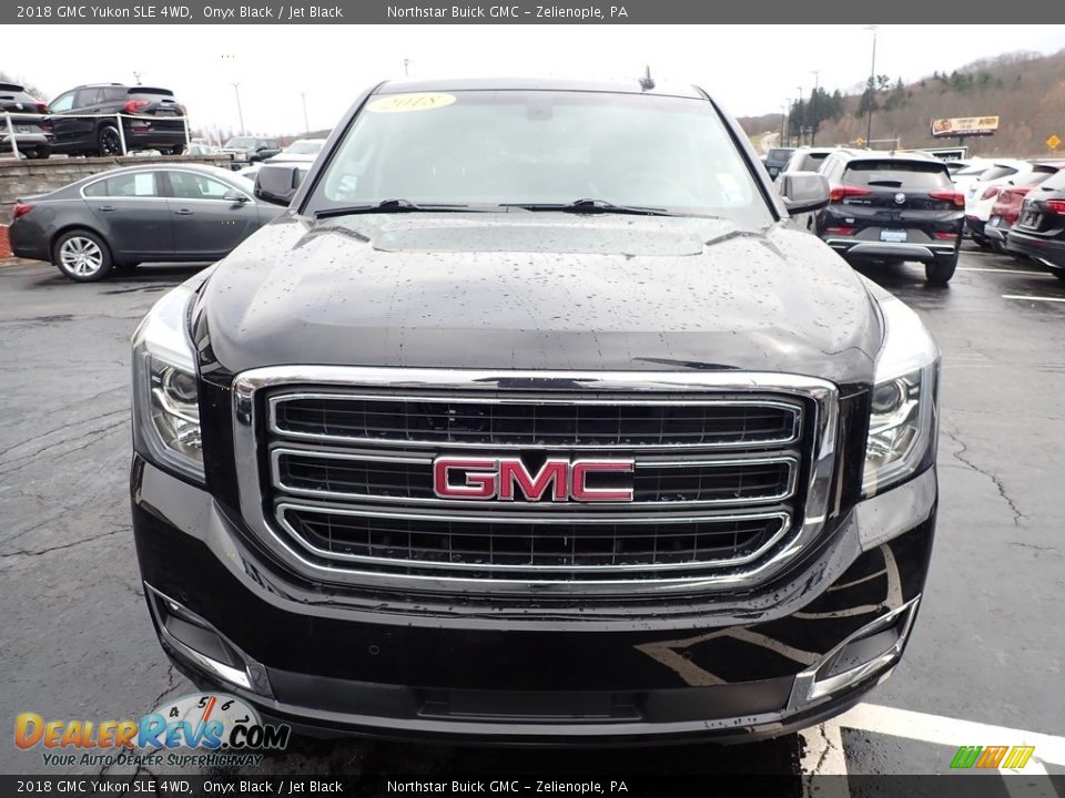 2018 GMC Yukon SLE 4WD Onyx Black / Jet Black Photo #3