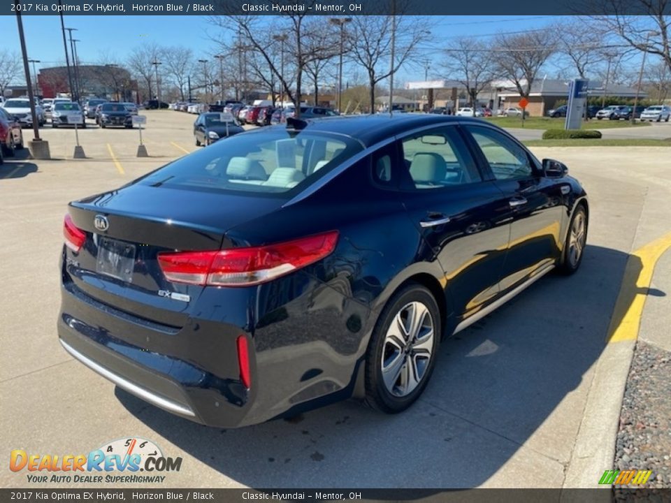 2017 Kia Optima EX Hybrid Horizon Blue / Black Photo #2