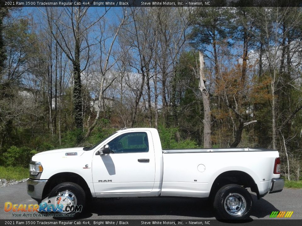 2021 Ram 3500 Tradesman Regular Cab 4x4 Bright White / Black Photo #1