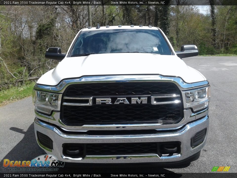 2021 Ram 3500 Tradesman Regular Cab 4x4 Bright White / Black Photo #3