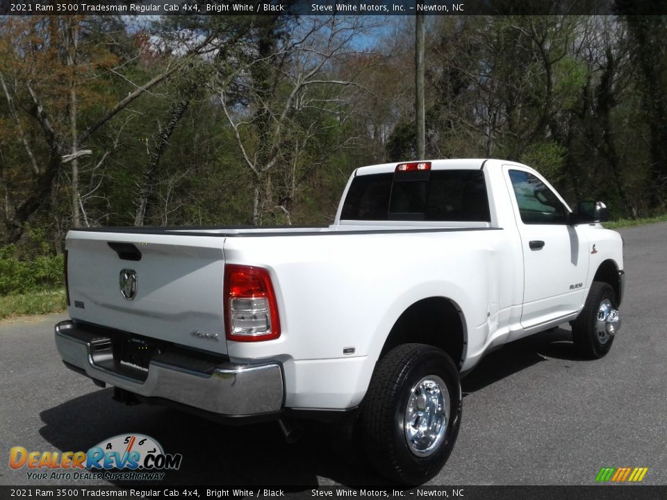 2021 Ram 3500 Tradesman Regular Cab 4x4 Bright White / Black Photo #6