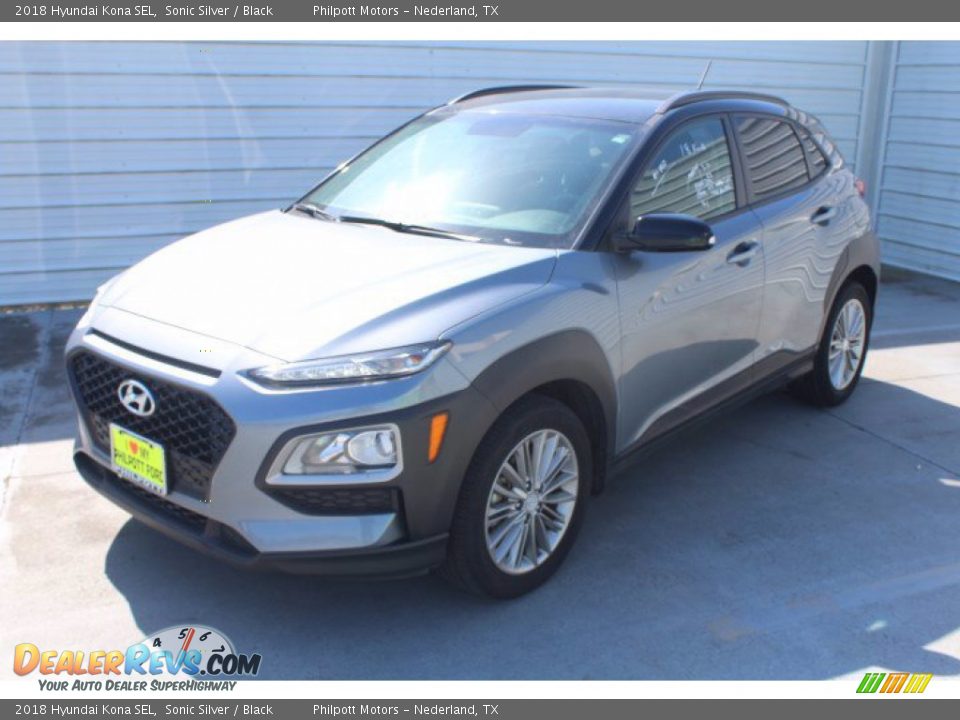 2018 Hyundai Kona SEL Sonic Silver / Black Photo #3