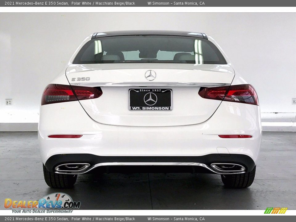 2021 Mercedes-Benz E 350 Sedan Polar White / Macchiato Beige/Black Photo #3