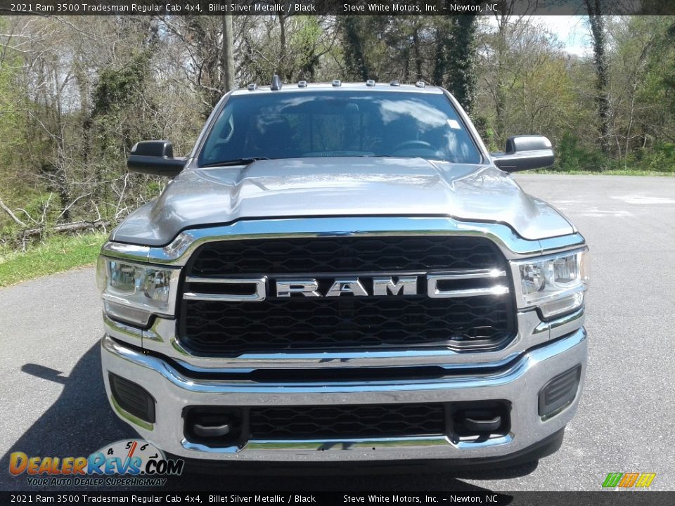 2021 Ram 3500 Tradesman Regular Cab 4x4 Billet Silver Metallic / Black Photo #3