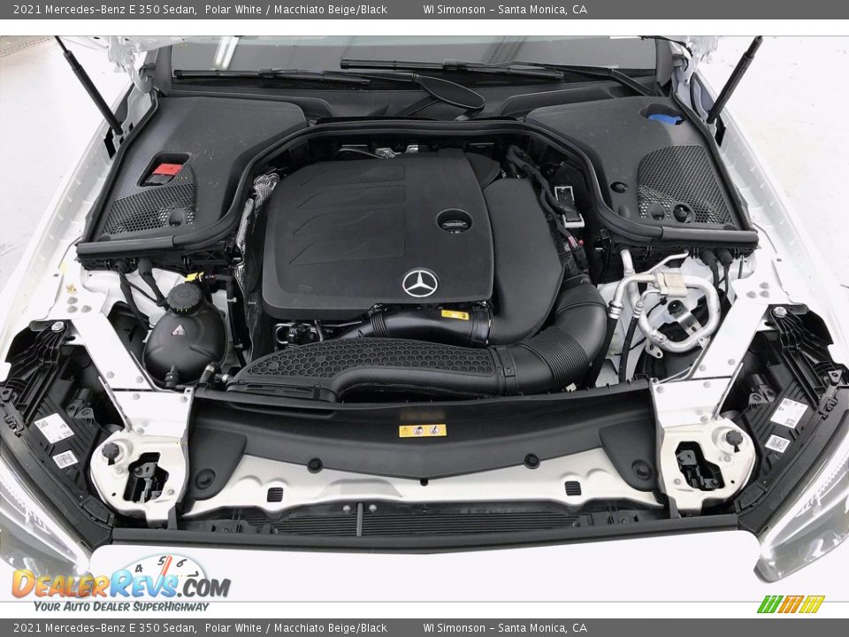 2021 Mercedes-Benz E 350 Sedan Polar White / Macchiato Beige/Black Photo #9