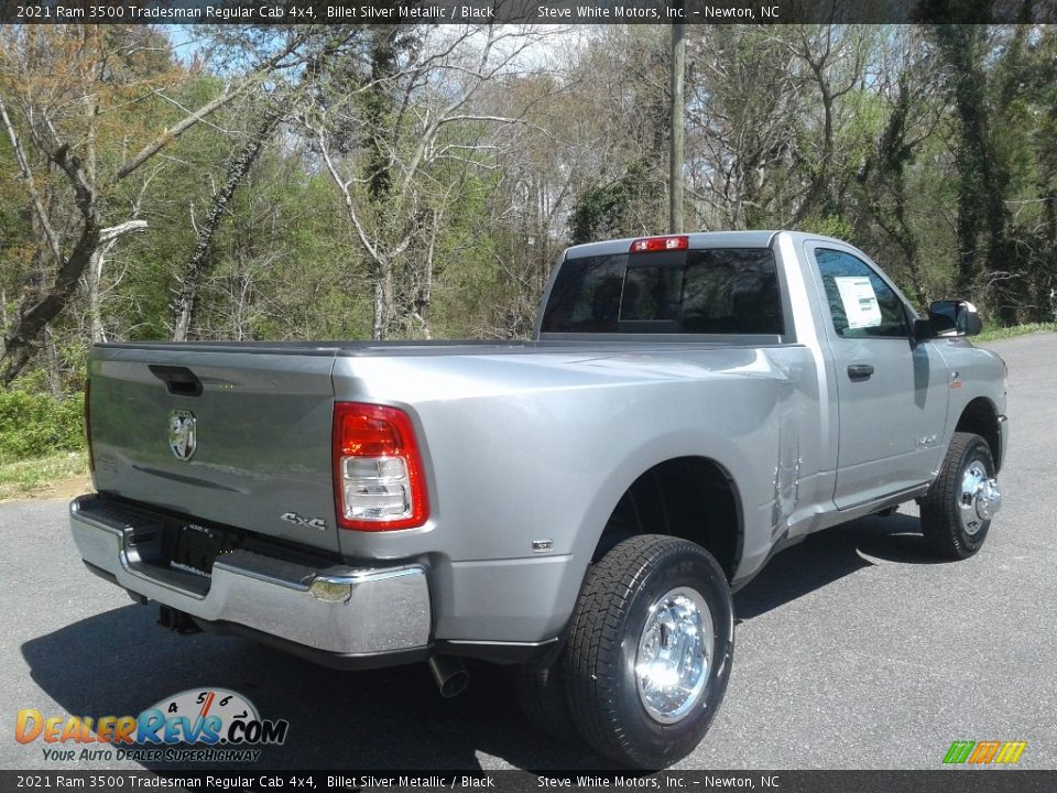 2021 Ram 3500 Tradesman Regular Cab 4x4 Billet Silver Metallic / Black Photo #6