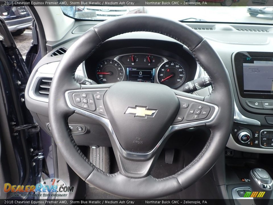 2018 Chevrolet Equinox Premier AWD Storm Blue Metallic / Medium Ash Gray Photo #21