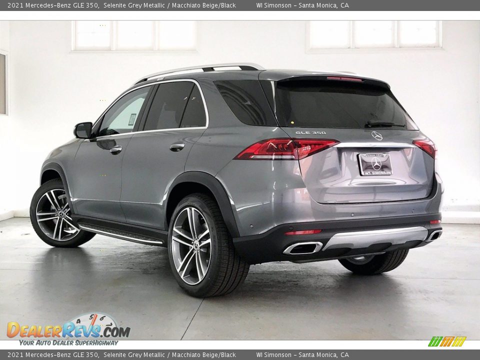 2021 Mercedes-Benz GLE 350 Selenite Grey Metallic / Macchiato Beige/Black Photo #2