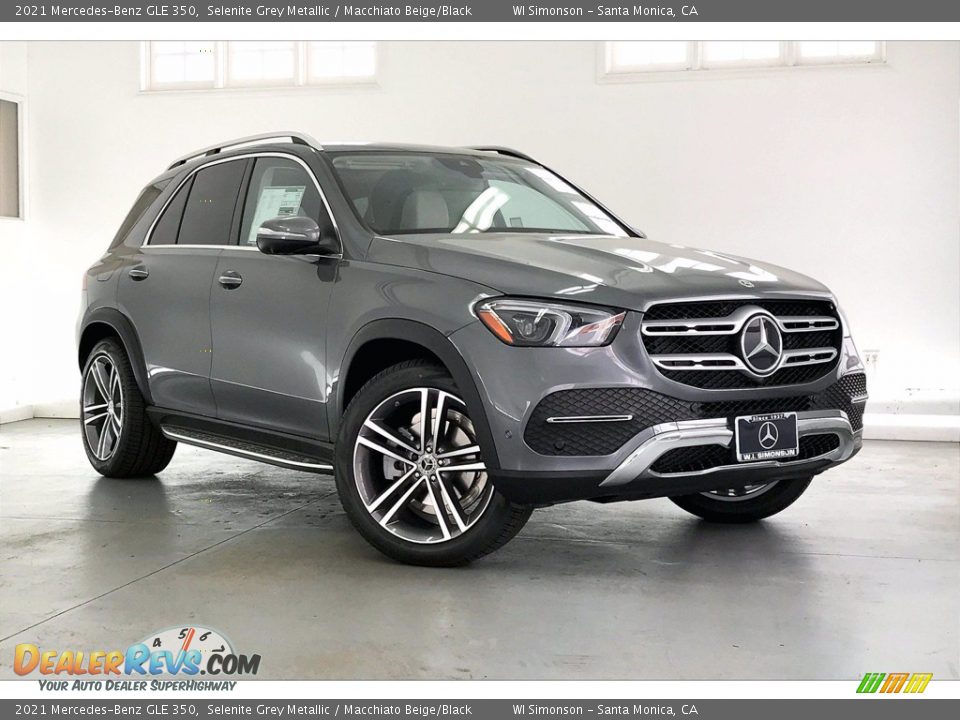 2021 Mercedes-Benz GLE 350 Selenite Grey Metallic / Macchiato Beige/Black Photo #12