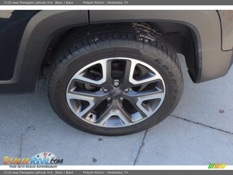 2018 Jeep Renegade Latitude 4x4 Black / Black Photo #6