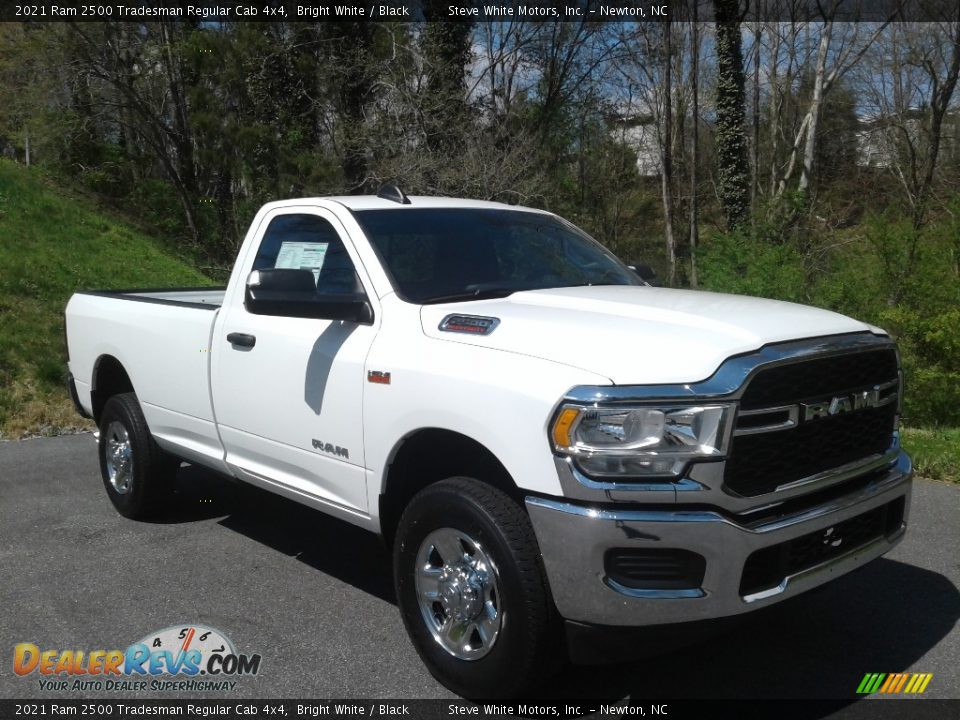 2021 Ram 2500 Tradesman Regular Cab 4x4 Bright White / Black Photo #4