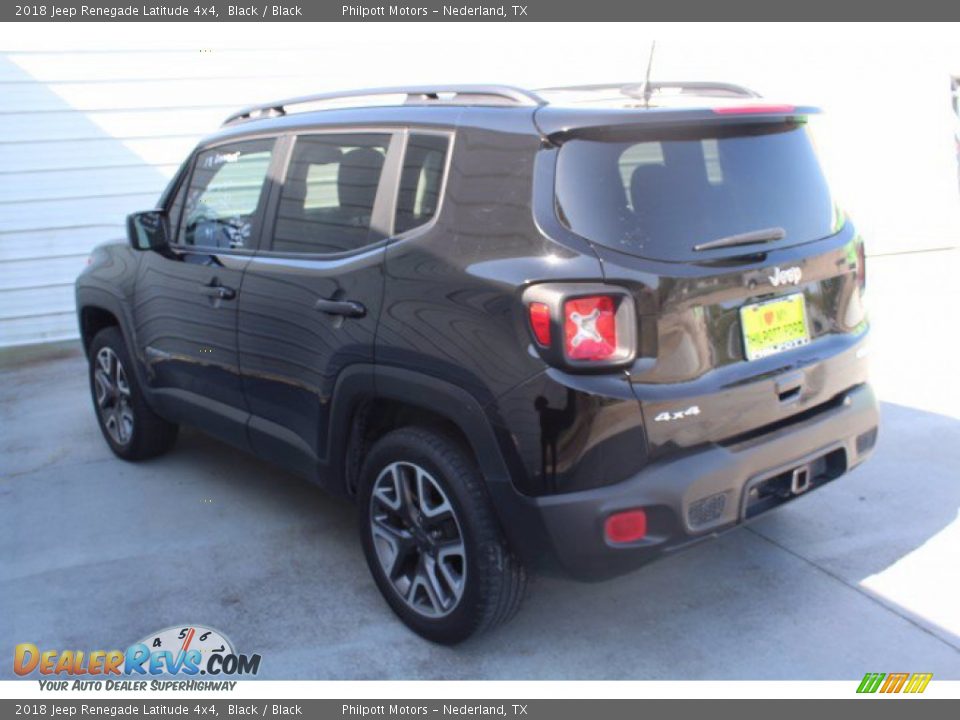 2018 Jeep Renegade Latitude 4x4 Black / Black Photo #7