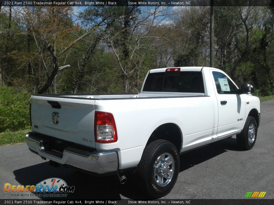 2021 Ram 2500 Tradesman Regular Cab 4x4 Bright White / Black Photo #6