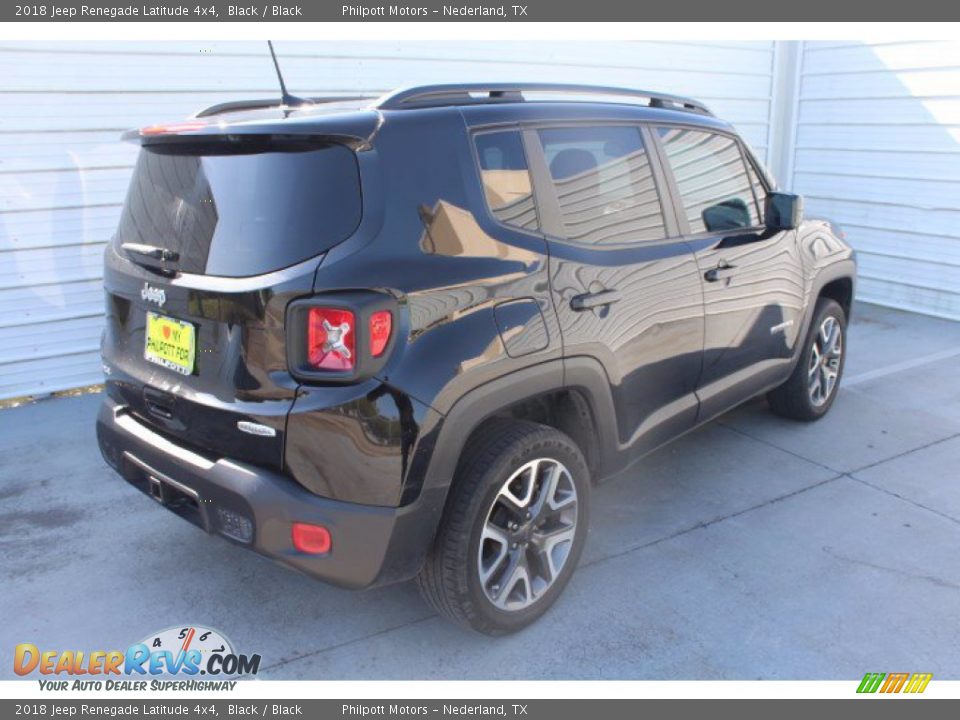 2018 Jeep Renegade Latitude 4x4 Black / Black Photo #9