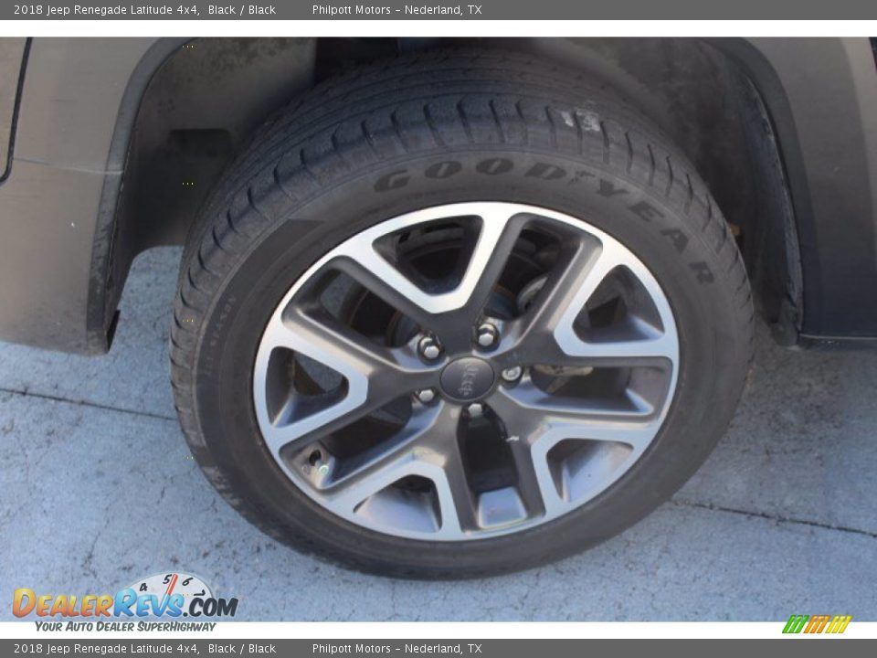 2018 Jeep Renegade Latitude 4x4 Black / Black Photo #12