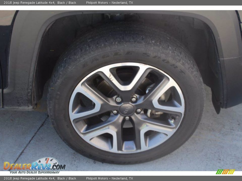 2018 Jeep Renegade Latitude 4x4 Black / Black Photo #13