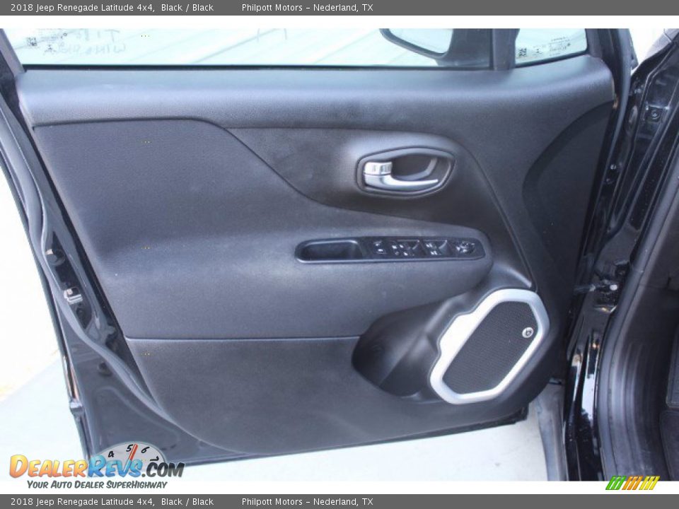 2018 Jeep Renegade Latitude 4x4 Black / Black Photo #14