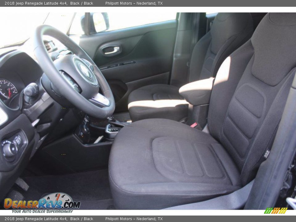 2018 Jeep Renegade Latitude 4x4 Black / Black Photo #15