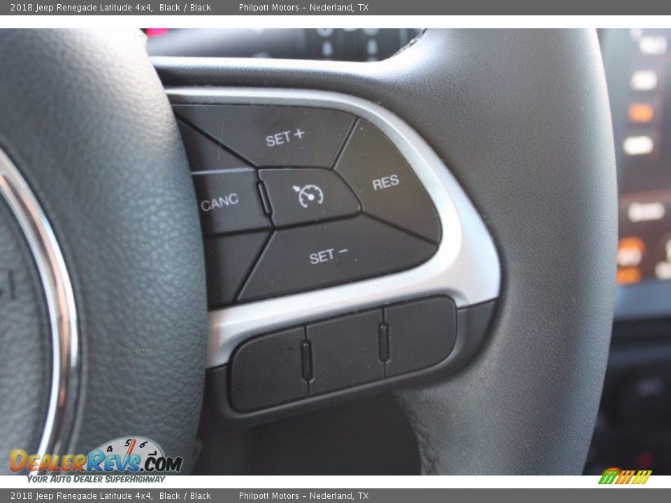 2018 Jeep Renegade Latitude 4x4 Black / Black Photo #17