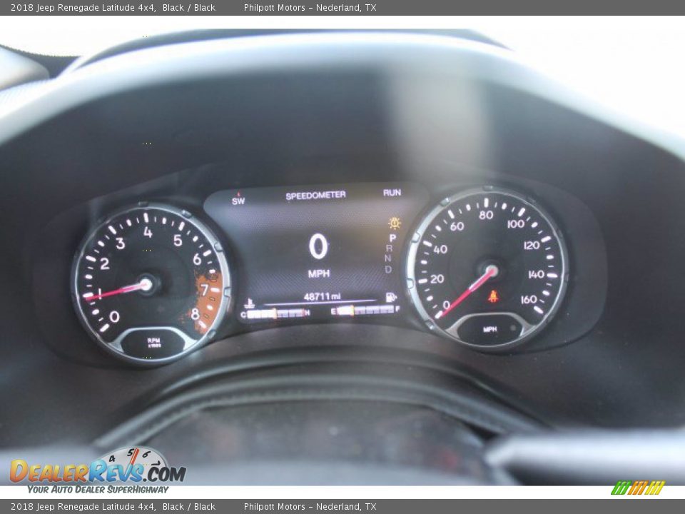 2018 Jeep Renegade Latitude 4x4 Black / Black Photo #18