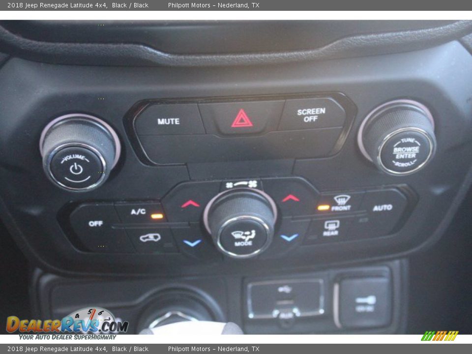 2018 Jeep Renegade Latitude 4x4 Black / Black Photo #21