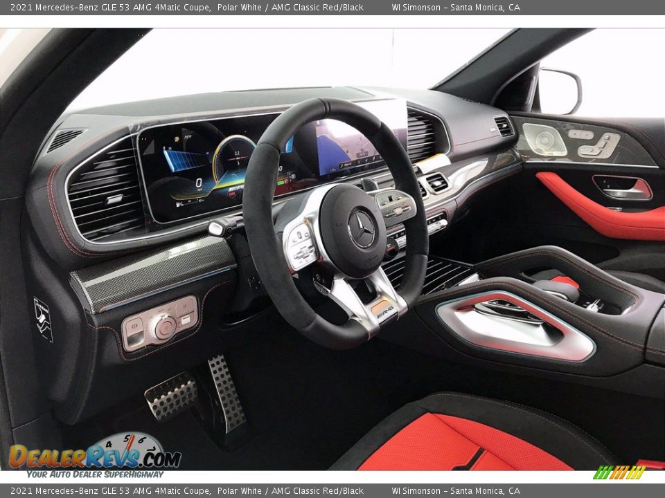 Front Seat of 2021 Mercedes-Benz GLE 53 AMG 4Matic Coupe Photo #4