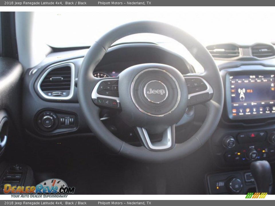2018 Jeep Renegade Latitude 4x4 Black / Black Photo #27