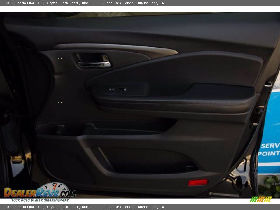 2019 Honda Pilot EX-L Crystal Black Pearl / Black Photo #35