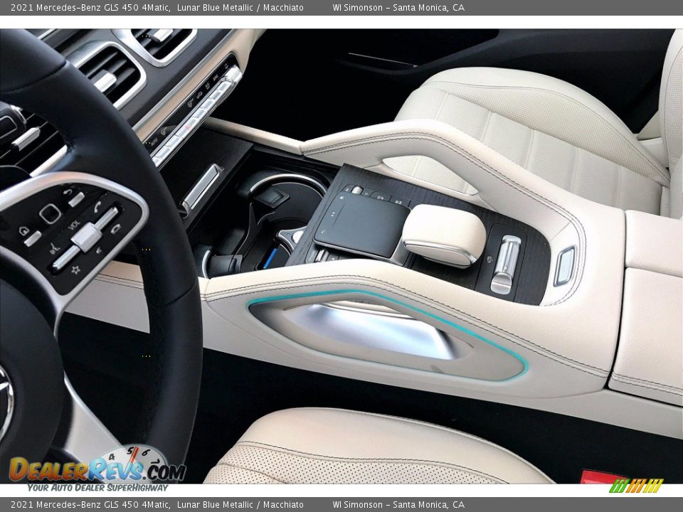2021 Mercedes-Benz GLS 450 4Matic Lunar Blue Metallic / Macchiato Photo #8