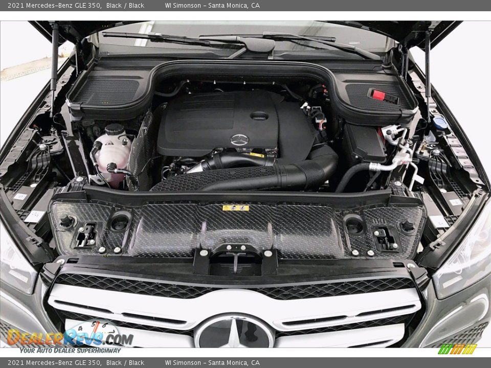 2021 Mercedes-Benz GLE 350 Black / Black Photo #9