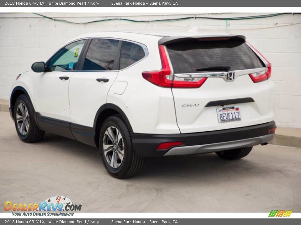 2018 Honda CR-V LX White Diamond Pearl / Ivory Photo #2