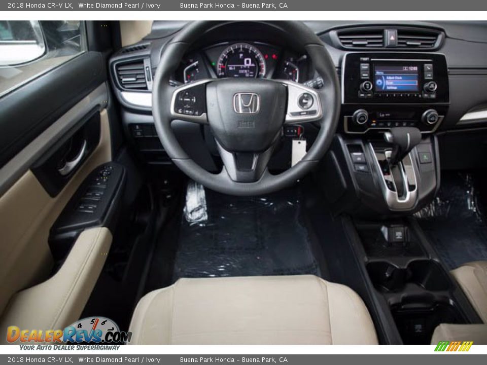 2018 Honda CR-V LX White Diamond Pearl / Ivory Photo #5